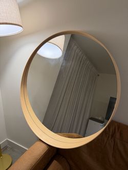 IKEA STOCKHOLM Round Mirror – $50