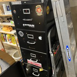 Steel 4 Drawer File Cabinet