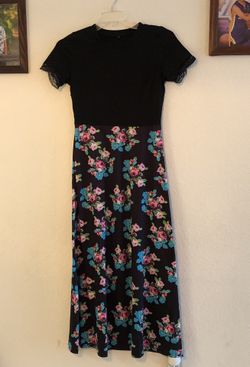 Slightly used one pc long summer dress- Medium