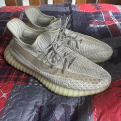Pre Owned Pair Of Yeezy Cloud White Size 13 Men’s