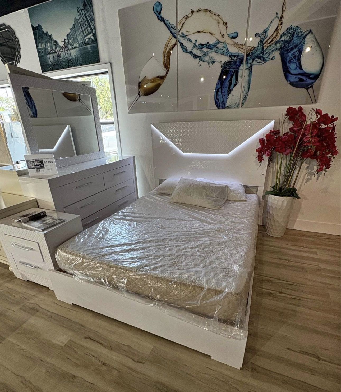 New 4pc Bedroom Set In Box Buy Now Pay Later $39 Down