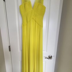 Yellow Long Dress Size 0