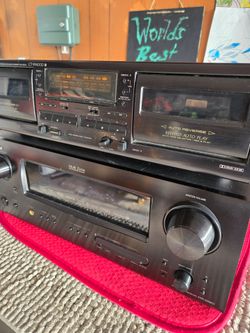 Denon AVR-2306CI AV Receiver with Pioneer CT-W4000 Cassette Deck