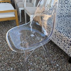 Clear Plastic Desk Chair 