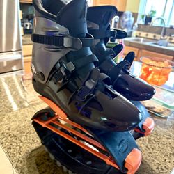 Kangoo Jumps , Black-orange, Size Medium