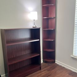 Bookshelf & Tall Corner Shelf 