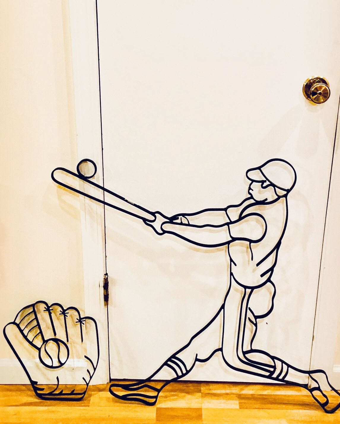Baseball Decor - Metal Wall Art