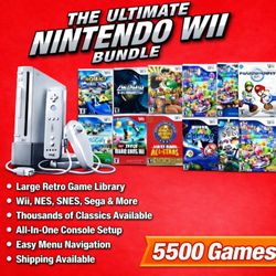 Nintendo Wii With GameCube Games 