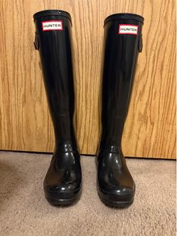 Hunter Rain Boots (Black)