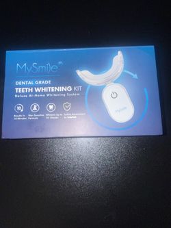 My smile, dental grade teeth whitener