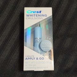 Crest Whitening Emulsions On The Go Teeth Whitening Treatment 