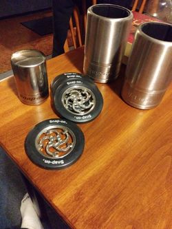 Casters. Bottle opener. Loonies. By Snap On Tools