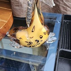 Vintage Beautiful Murano Glass Giraffe Figurine