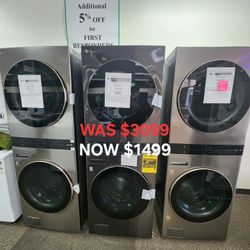 4.5 Cu. Ft. Smart Front Load Washer And 7.4 Cu. Ft. Dryer 
