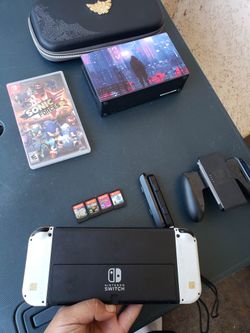 Zelda Edition 128GB Nintendo Switch OLED 2024. $260! With dock, case. Charger. $360! With 5 Great Games. Trade & Cash Welcome