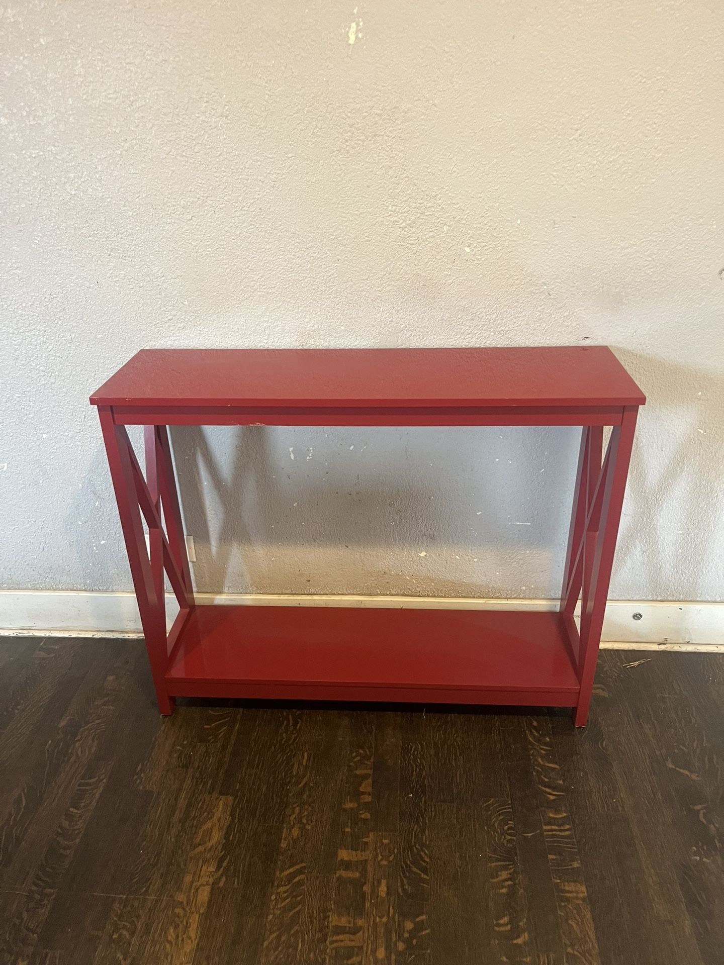 Side Table- 39.5”L x 12”W x 31”H