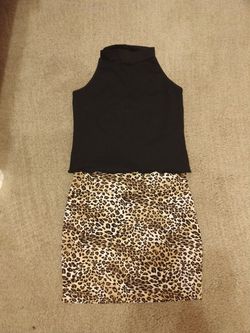 Skirt and blouse