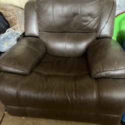 Electric Recliner Leather 