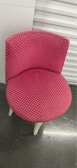 Pink Upholstered Accent Chair