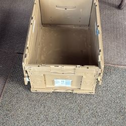 Interlocking Collapsible Storage Containers