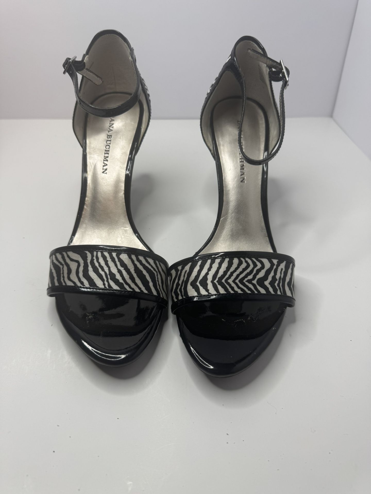Dana Buchman Zebra Print Heels Size 10M