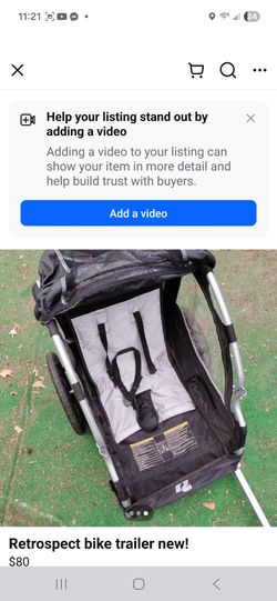 Retrospect one child bike trailer