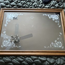 80’s Engraved Mirror