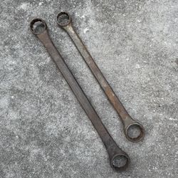 (2) Large Wrenches USA Made