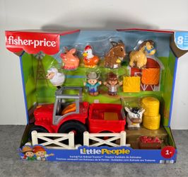 Fisher-Price Little People Caring Fun Animal Tractor Set