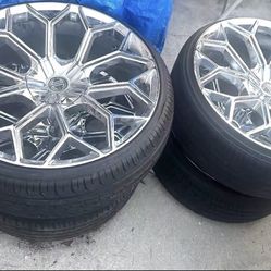 22 inch wheels and tires