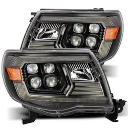 Alpharex 2005-2011 Toyota Tacoma Nova Series Headlights Alpha-Black