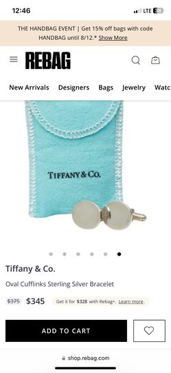 Tiffany and co cuff links