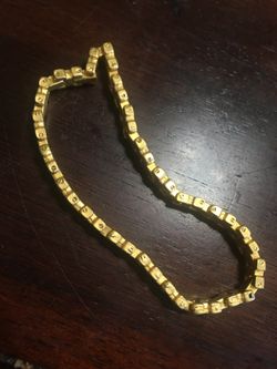 Gold plated bracelet