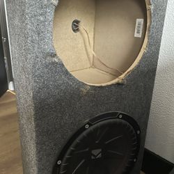 2x 10” Kicker Speakers In A Box 