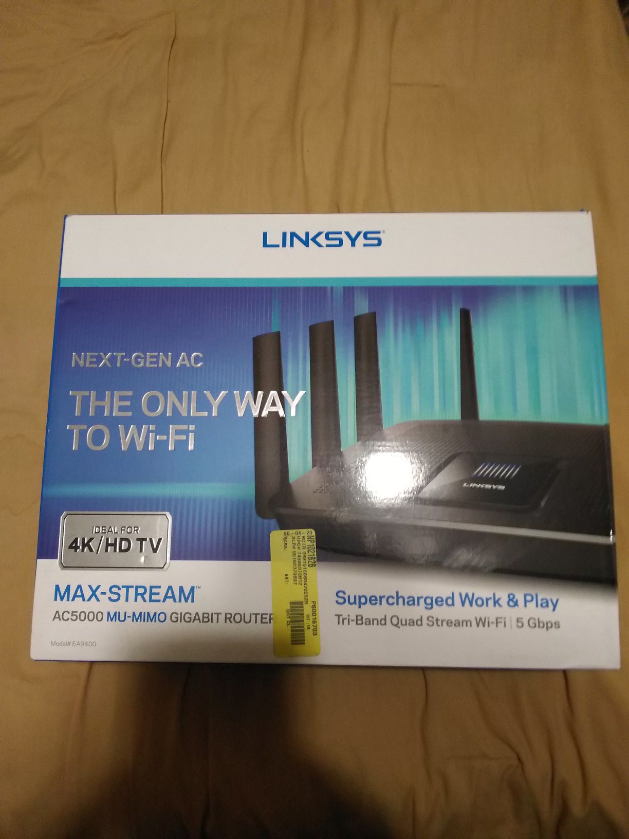 Linksys max stream ac5000 mu-mimo gigabit router