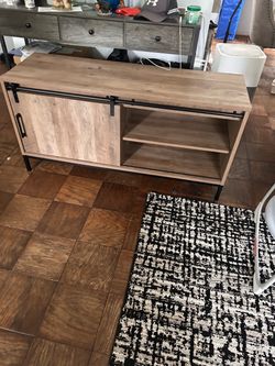 Barn style TV stand