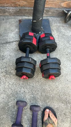 Two 25lbs Dumbbells
