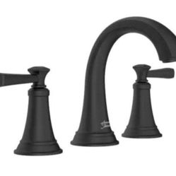 American Standard Rumson 8 in. Widespread 2-Handle Bathroom Faucet in Matte Black