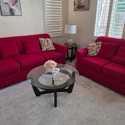 Sofa and Loveseat Set