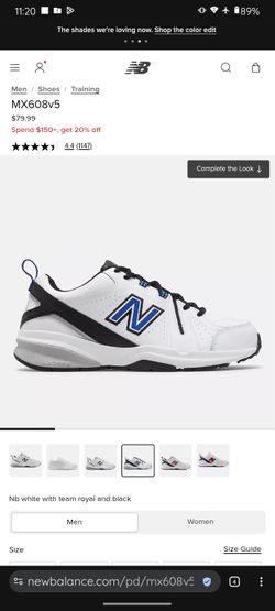New Balance Mens Sneakers Size 8.5