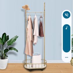 Coat Rack With Storage Basket