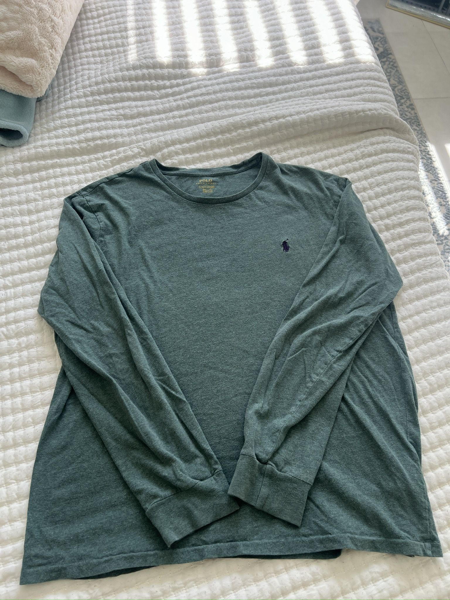 Polo Ralph Lauren Forest Green long sleeve shirt size large