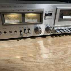 JVC KD-10J Vtg Single Compact Cassette Deck Made in Japan-Silver Face