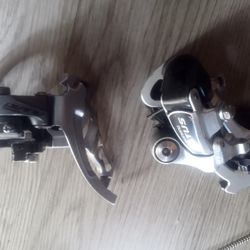 Shimano Altus With Shimano Alivio Front And Rear Detailers 