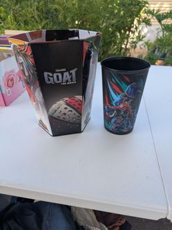GOAT Movie Popcorn Tin and Matching Cup