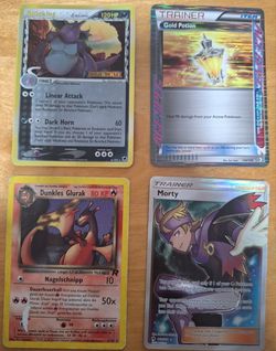 4 Pokemon Cards (CHECK ALL PICTURES, SEPARATE PRICES LISTED IN AD)