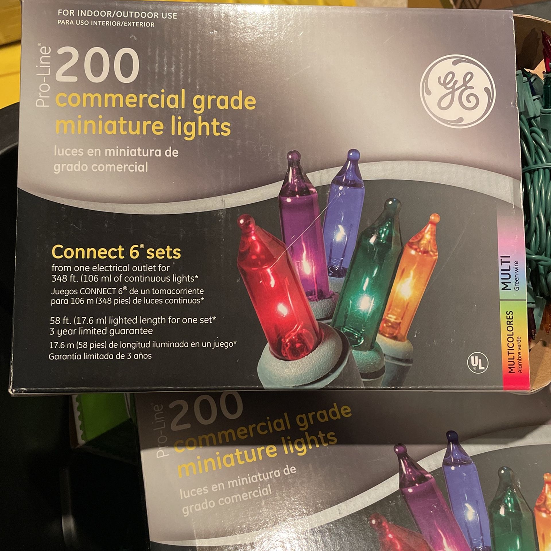 NIB GE Multicolor Christmas Lights