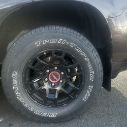 Bf Goodrich Trail Terrain Tires And 17 Inch TRD rims 