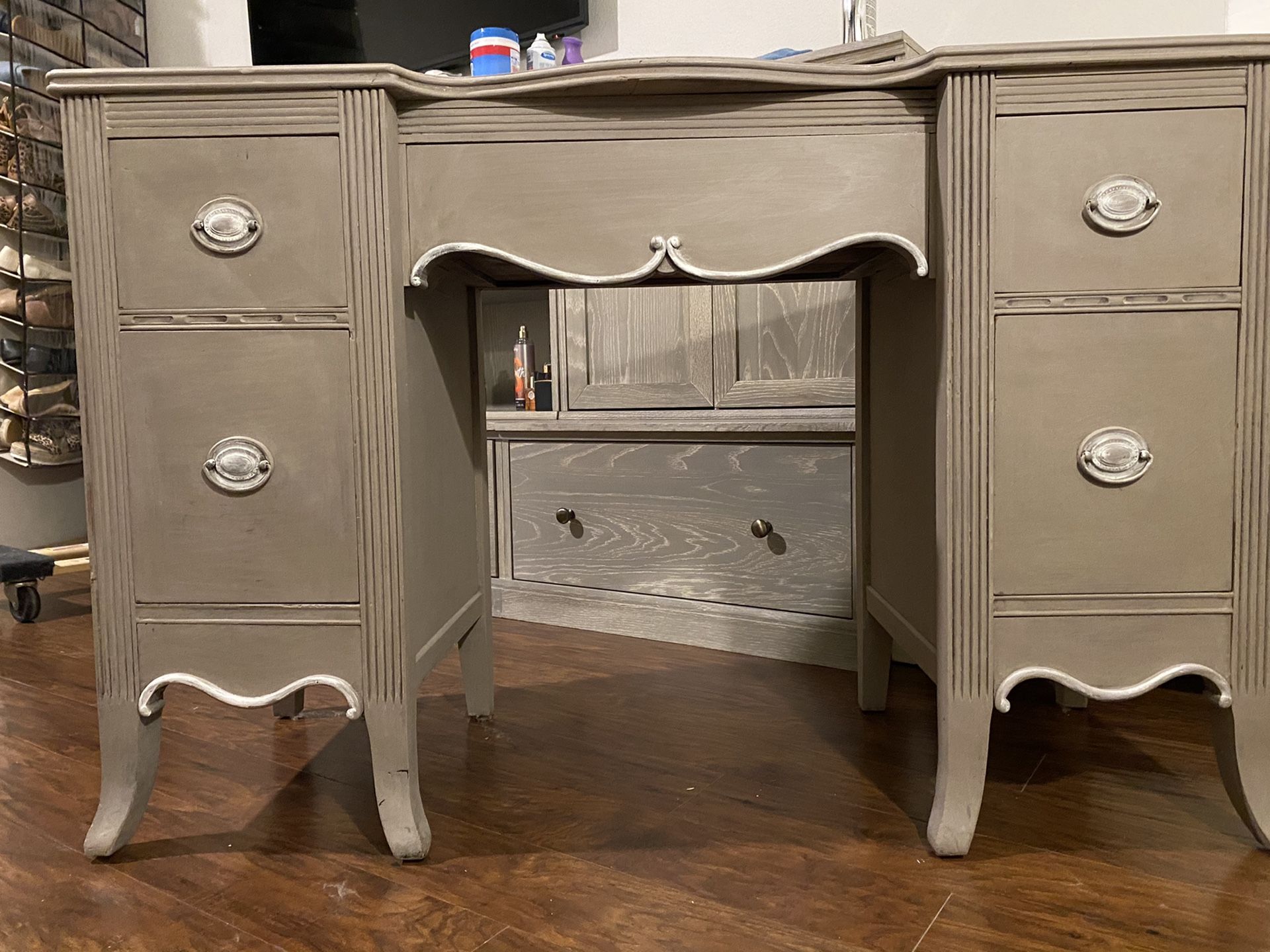 Antique vanity desk