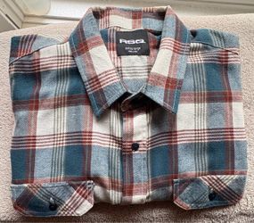 RSQ Plaid Flannel Shirt XL